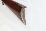 Rare GRANVILLE HENRY Rifle .32 RIMFIREOctagonal Barrel Crescent Buttplate c1880s Single Shot Swivel Breech - 16 of 16