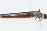Rare GRANVILLE HENRY Rifle .32 RIMFIREOctagonal Barrel Crescent Buttplate c1880s Single Shot Swivel Breech - 13 of 16