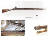 NAPOLEONIC ERA Antique “BROWN BESS” Style .79 Large Bore FLINTLOCK Musket
Napoleonic Wars, War of 1812, w/SOCKET BAYONET - 1 of 19