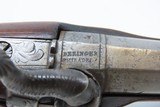 c1850s Antique HENRY DERINGER .41 Cal. Percussion POCKET Pistol
ENGRAVED CALIFORNIA GOLD RUSH & RIVERBOAT GAMBLER Pistol - 11 of 18