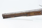 SILVER, Masked LAZARO LAZARINO Antique ITALIAN .60 Caliber FLINTLOCK Pistol With a Carved Stock and Grotesque Pommel Cap - 17 of 17