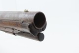 SILVER, Masked LAZARO LAZARINO Antique ITALIAN .60 Caliber FLINTLOCK Pistol With a Carved Stock and Grotesque Pommel Cap - 6 of 17