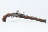 SILVER, Masked LAZARO LAZARINO Antique ITALIAN .60 Caliber FLINTLOCK Pistol With a Carved Stock and Grotesque Pommel Cap - 2 of 17