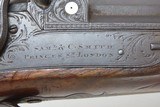 ENGRAVED Antique British SAMUEL & C. SMITH .50 Caliber PERCUSSION Pistol
LONDON MARKED with PLATINUM BANDS at the Breech - 6 of 18