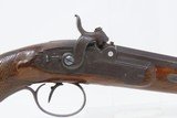 ENGRAVED Antique British SAMUEL & C. SMITH .50 Caliber PERCUSSION Pistol
LONDON MARKED with PLATINUM BANDS at the Breech - 4 of 18