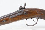 ENGRAVED Antique British SAMUEL & C. SMITH .50 Caliber PERCUSSION Pistol
LONDON MARKED with PLATINUM BANDS at the Breech - 17 of 18