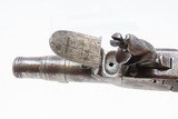 PAIR of Antique European BOXLOCK Single Shot FLINTLOCK POCKET/MUFF Pistols
Early 1800s FOLDING TRIGGER Self Defense Pistols - 19 of 25