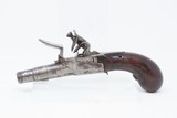 PAIR of Antique European BOXLOCK Single Shot FLINTLOCK POCKET/MUFF Pistols
Early 1800s FOLDING TRIGGER Self Defense Pistols - 15 of 25