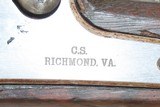 CONFEDERATE Antique Percussion Rifle-Musket with C.S. RICHMOND ARMORY Lock
Original Military Weapon for SOUTHERN INFANTRY - 6 of 19