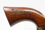 CIVIL WAR Antique COLT Model 1849 POCKET .31 Cal Percussion POCKET Revolver J. LIND of CANTON, OHIO Marked, Made In 1863 - 16 of 20