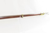 Antique 1851 SPRINGFIELD Cadet Type Musket .57 Smoothbore 1853 Dated Barrel Made for Military School Youth - 5 of 19