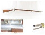 Antique 1851 SPRINGFIELD Cadet Type Musket .57 Smoothbore 1853 Dated Barrel Made for Military School Youth - 1 of 19