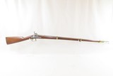 Antique 1851 SPRINGFIELD Cadet Type Musket .57 Smoothbore 1853 Dated Barrel Made for Military School Youth - 2 of 19