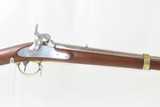 Antique 1851 SPRINGFIELD Cadet Type Musket .57 Smoothbore 1853 Dated Barrel Made for Military School Youth - 4 of 19