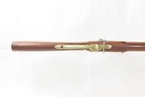 Antique 1851 SPRINGFIELD Cadet Type Musket .57 Smoothbore 1853 Dated Barrel Made for Military School Youth - 6 of 19