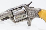 CASED & ENGRAVED Antique COLT NEW LINE .41 Caliber Rimfire POCKET Revolver
Originally Advertised as the “BIG COLT” w/IVORY GRIP - 7 of 21