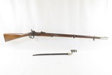 CIVIL WAR Era Antique Pattern 1853 ENFIELD British Percussion Rifle-MusketCirca 1861 with SOCKET BAYONET & SCABBARD - 2 of 17