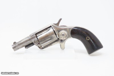 1884 CASED Antique COLT “NEW HOUSE” Model .38 Caliber SPUR TRIGGER Revolver Etched Panel LONDON RETAILER MARKED Watson & Hancock - Image 6 of 21