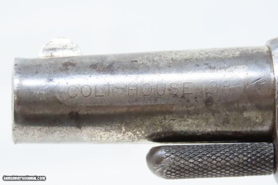 1884 CASED Antique COLT “NEW HOUSE” Model .38 Caliber SPUR TRIGGER Revolver Etched Panel LONDON RETAILER MARKED Watson & Hancock - Image 10 of 21