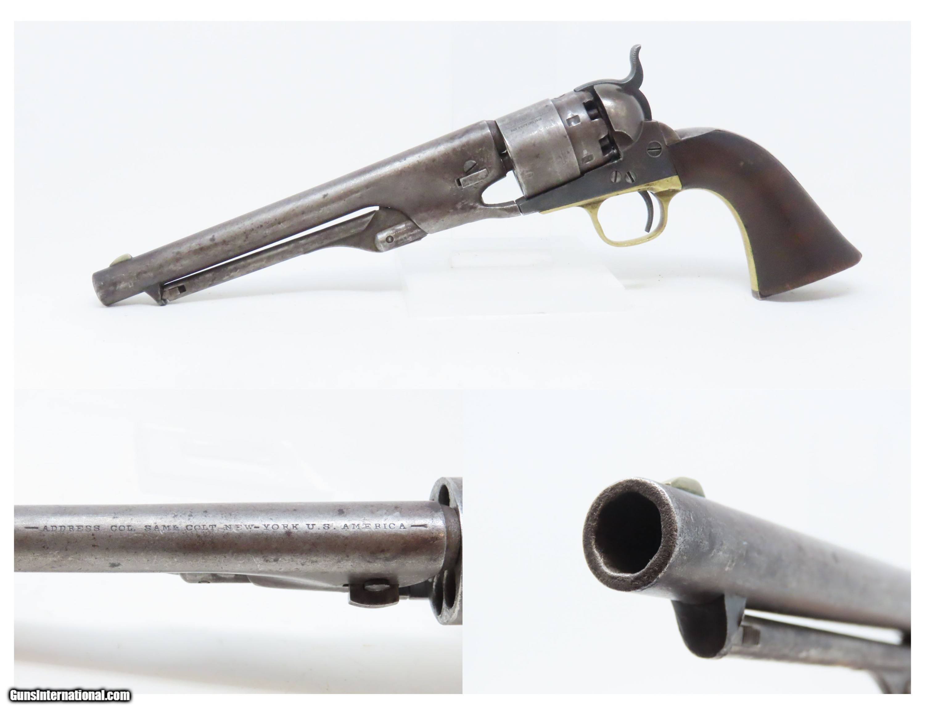 c1862 Antique CIVIL WAR COLT U.S. Model 1860 ARMY .44 Caliber ...