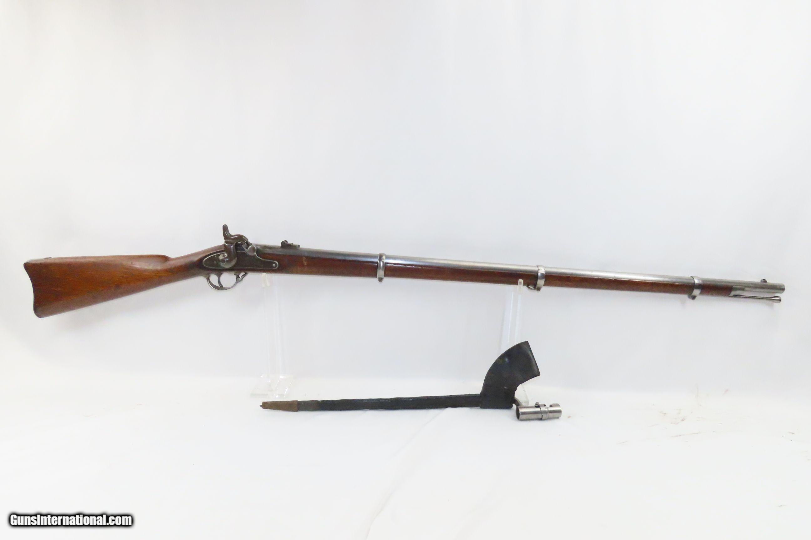 CIVIL WAR Antique AMOSKEAG SPECIAL U.S. Model 1861 CONTRACT Rifle ...