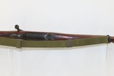 WORLD WAR I Era U.S. EDDYSTONE Model 1917 Bolt Action C&R MILITARY Rifle
1918 FLAMING BOMB Marked with GREEN CANVAS SLING - 8 of 21