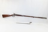 CIVIL WAR Antique HARPERS FERRY U.S. Model 1842 .69 Cal. Percussion MUSKET
Post-MEXICAN AMERICAN WAR Musket with BAYONET - 2 of 22