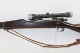 WORLD WAR II U.S. Remington M1903 BOLT ACTION .30-06 Springfield C&R Rifle
With WEAVER K4 60-B SCOPE & HERTER’S MUZZLE BRAKE - 14 of 17