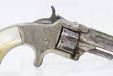 FACTORY ENGRAVED Antique SMITH & WESSON No. 1 3rd Issue .22 Short REVOLVERNickel Finish, Solid Mother of Pearl Grips - 15 of 16