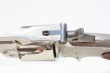 SERIAL NUMBER 16 Antique SMITH & WESSON .38 S&W Single Action Revolver 1877Brindle S&W Trademarked Grips with Nickel Finish - 7 of 16