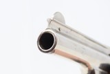 SERIAL NUMBER 16 Antique SMITH & WESSON .38 S&W Single Action Revolver 1877Brindle S&W Trademarked Grips with Nickel Finish - 9 of 16