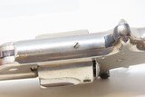 SERIAL NUMBER 16 Antique SMITH & WESSON .38 S&W Single Action Revolver 1877Brindle S&W Trademarked Grips with Nickel Finish - 11 of 16
