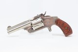 SERIAL NUMBER 16 Antique SMITH & WESSON .38 S&W Single Action Revolver 1877Brindle S&W Trademarked Grips with Nickel Finish - 2 of 16
