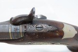 ENGRAVED Antique ANDREW WURFFLEIN “Philadelphia Deringer” Percussion Pistol With GLASS TOPPED WOODEN Display Case - 11 of 20