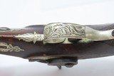 ENGRAVED Antique ANDREW WURFFLEIN “Philadelphia Deringer” Percussion Pistol With GLASS TOPPED WOODEN Display Case - 15 of 20