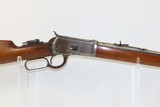 c1904 WINCHESTER Model 1892 Lever Action .44-40 WCF C&R LEVER ACTION RIFLE
Half-Length Magazine, Octagonal Barrel, Tang Peep Sight! - 16 of 19