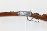 c1904 WINCHESTER Model 1892 Lever Action .44-40 WCF C&R LEVER ACTION RIFLE
Half-Length Magazine, Octagonal Barrel, Tang Peep Sight! - 4 of 19