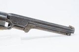 FACTORY ENGRAVED CIVIL WAR Antique COLT Model 1851 NAVY Percussion Revolver 75% FLORAL SCROLL Engraving & Factory PUNCH DOTS - 18 of 21