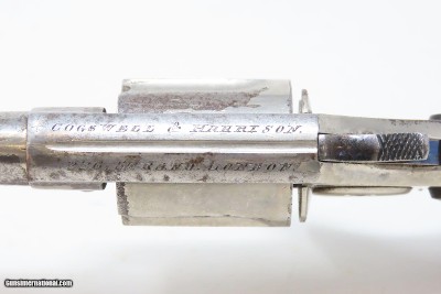 CASED PAIR /London Retailer Marked Antique COLT NEW LINE .32 Cal. Revolvers ETCHED PANEL Potent Conceal & Carry Guns - Image 13 of 25