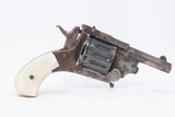 Belgian AUGUSTE FRANCOTTE 12-Shot GOLD INLAID 5.5mm Caliber Revolver C&RMade Circa 1901 with PEARL GRIPS - 18 of 21