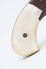 Belgian AUGUSTE FRANCOTTE 12-Shot GOLD INLAID 5.5mm Caliber Revolver C&RMade Circa 1901 with PEARL GRIPS - 19 of 21