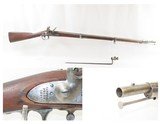 1831 DATED Antique U.S. HARPERS FERRY ARSENAL Model 1816 FLINTLOCK MusketUnited States MILITARY MUSKET w/SOCKET BAYONET - 1 of 21