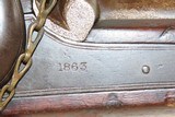 CIVIL WAR Antique MOORE Enfield Pattern INFANTRY Rifle-Musket .577 CaliberScarce American Made P-1853 Rifle - 7 of 21
