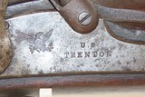 CIVIL WAR Antique U.S. TRENTON, NEW JERSEY Contract Model 1861 Rifle-Musket TRENTON LOCOMOTIVE & MACHINE Co. Rifle w/BAYONET - 6 of 21
