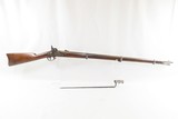 Antique CIVIL WAR Springfield U.S. Model 1863 .58 Cal. Perc. RIFLE-MUSKET
Made at the SPRINGFIELD ARMORY Circa 1864 w/BAYONET - 2 of 21
