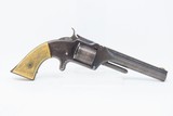 CASED CIVIL WAR Era Antique SMITH & WESSON No. 2 OLD ARMY .32 Cal. Revolver With ANTIQUE IVORY GRIPS and ACCESSORIES - 15 of 18