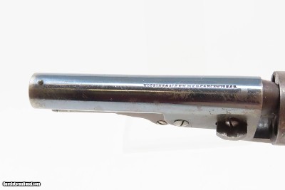 RARE Antique HOPKINS & ALLEN “DICTATOR” .31 Cal. Percussion POCKET Revolver With GREAT CYLINDER SCENES - Image 9 of 19
