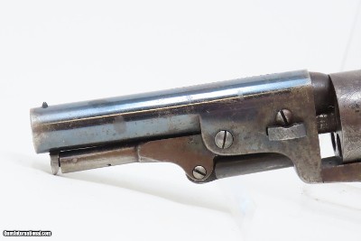 RARE Antique HOPKINS & ALLEN “DICTATOR” .31 Cal. Percussion POCKET Revolver With GREAT CYLINDER SCENES - Image 5 of 19