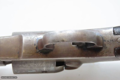 RARE Antique HOPKINS & ALLEN “DICTATOR” .31 Cal. Percussion POCKET Revolver With GREAT CYLINDER SCENES - Image 14 of 19
