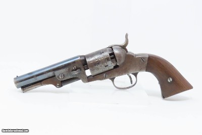 RARE Antique HOPKINS & ALLEN “DICTATOR” .31 Cal. Percussion POCKET Revolver With GREAT CYLINDER SCENES - Image 2 of 19